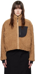 District Vision Tan Cropped Jacket