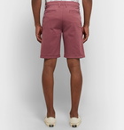 NN07 - Crown Garment-Dyed Cotton-Blend Twill Shorts - Pink