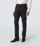 Dolce&Gabbana Wool and silk-blend tuxedo pants