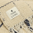 ferm LIVING Sen Runner - 80x200cm in Parchment/Indigo 