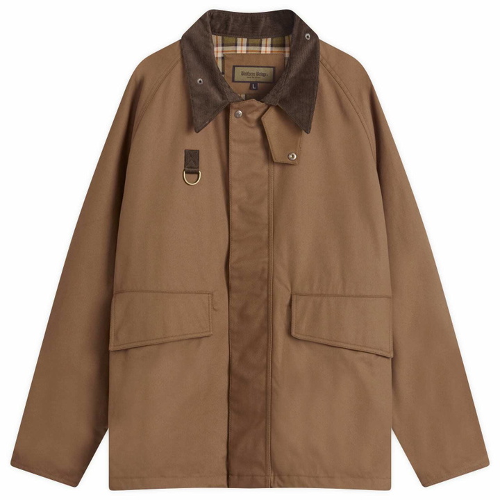 Photo: Uniform Bridge Men's Short Hunting Jacket in Brown