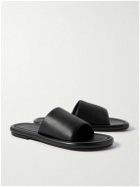 JW Anderson - Leather Slippers - Black