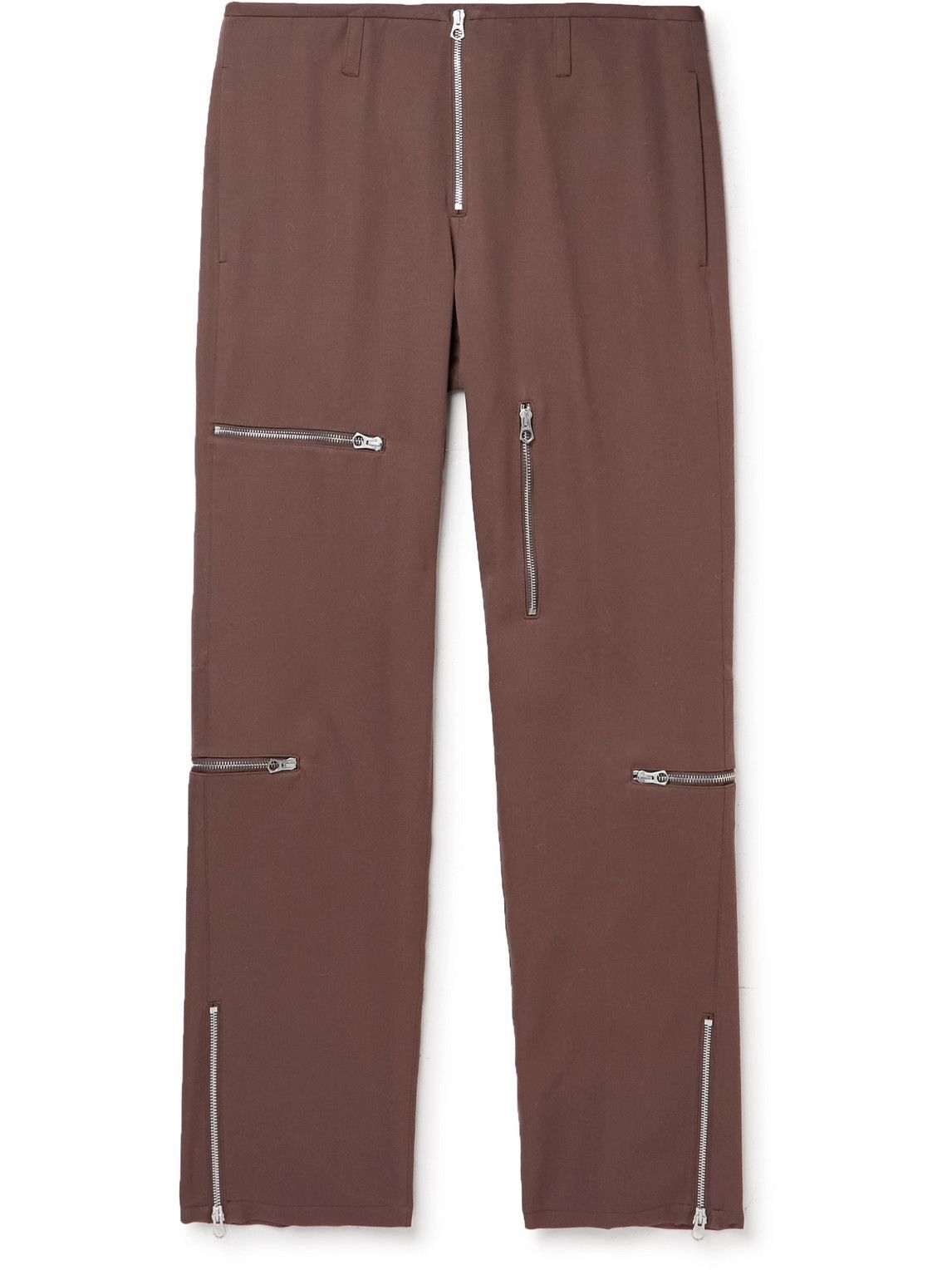 JIL SANDER ジルサンダー Zip-Detail Trousers-