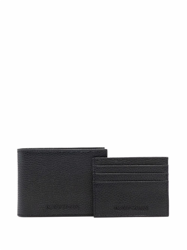 Photo: EMPORIO ARMANI - Wallet And Credit Card Case Gift Box