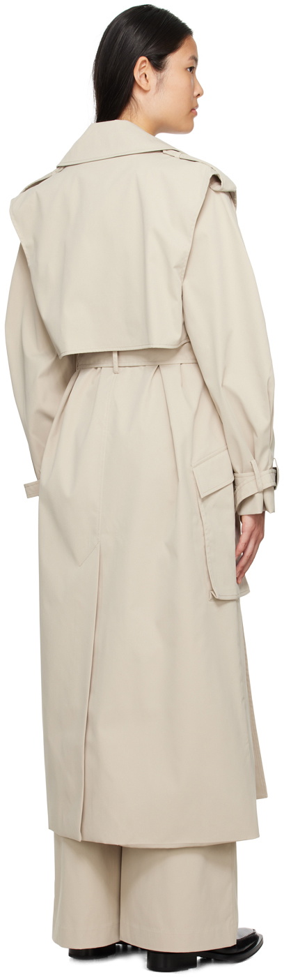 CAMILLA AND MARC Beige Simona Trench Coat