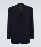 Balenciaga - Oversized wool twill blazer