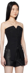 Alexander Wang Black Deconstructed Vest