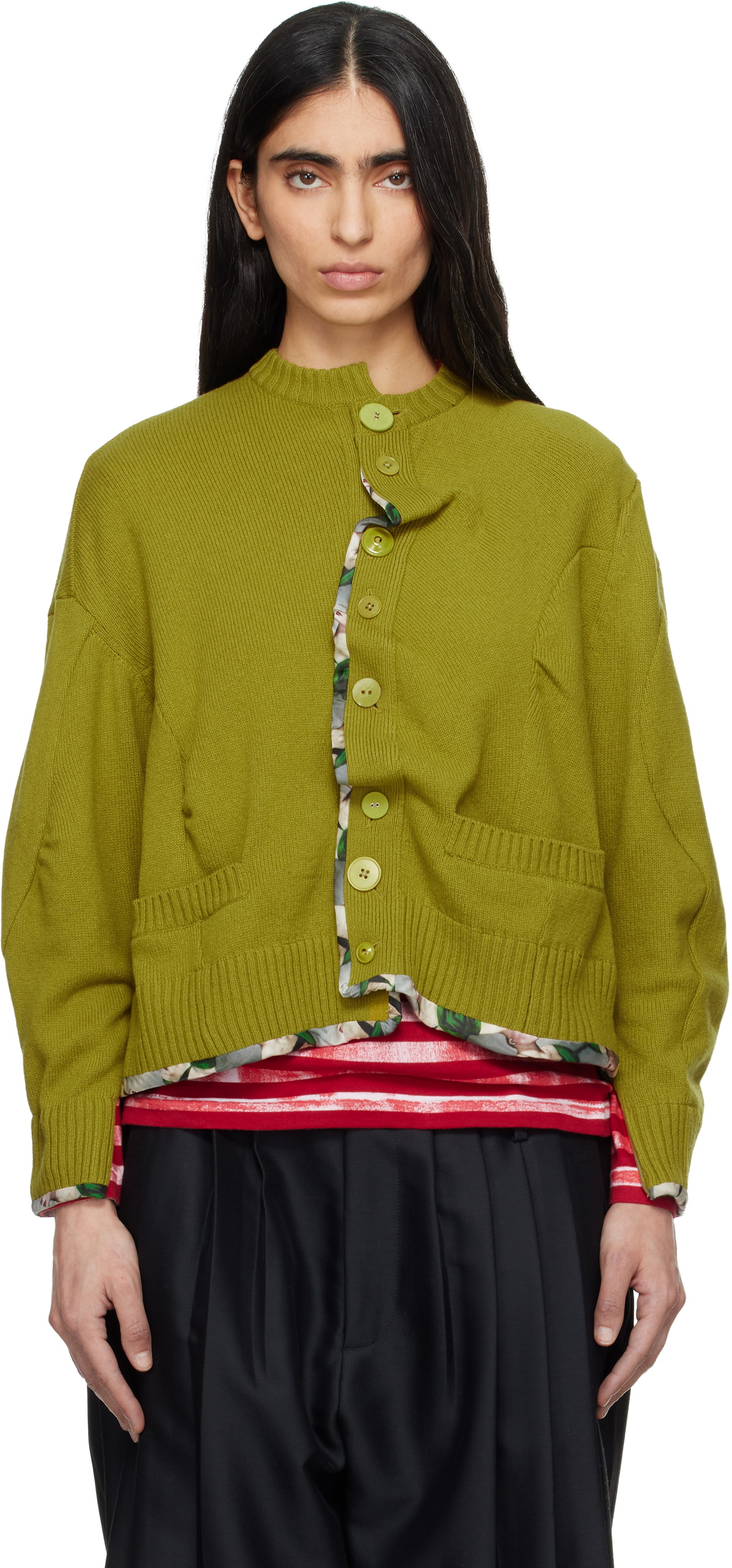 UNDERCOVER Green UC1F1902 Cardigan