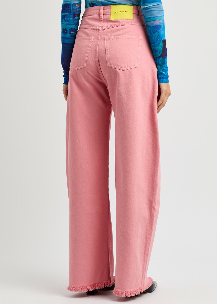 Marques' Almeida Barrel-leg Jeans Pink