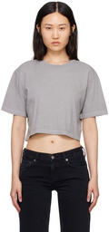 AGOLDE Gray Anya T-Shirt