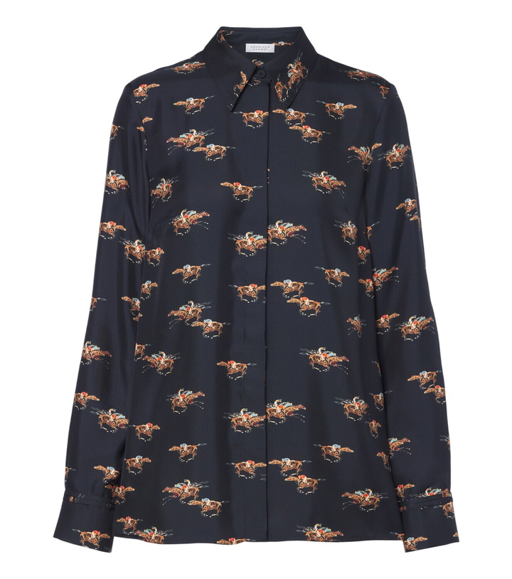 Photo: Gabriela Hearst Cruz printed silk twill shirt
