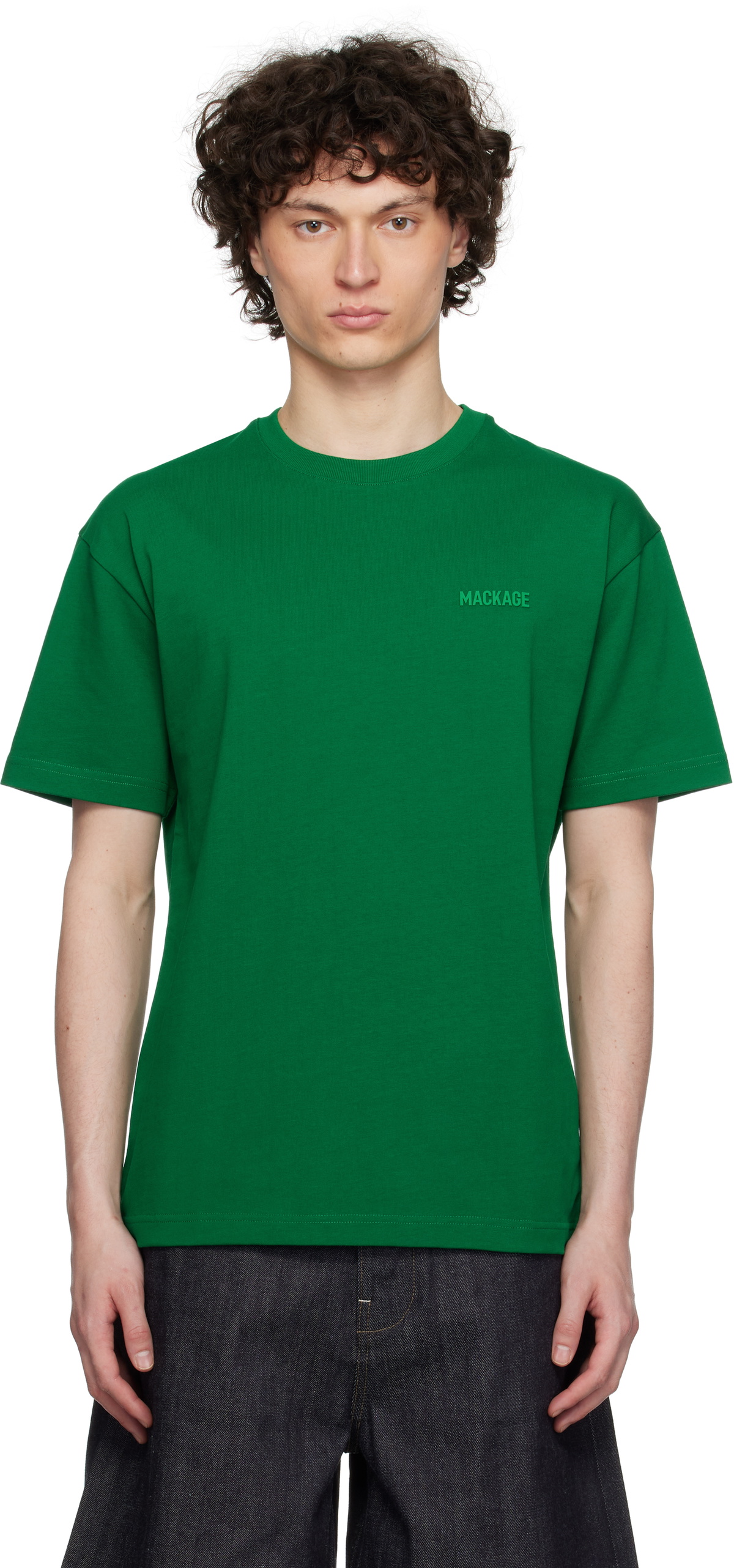 MACKAGE Black Flocked T-Shirt Mackage