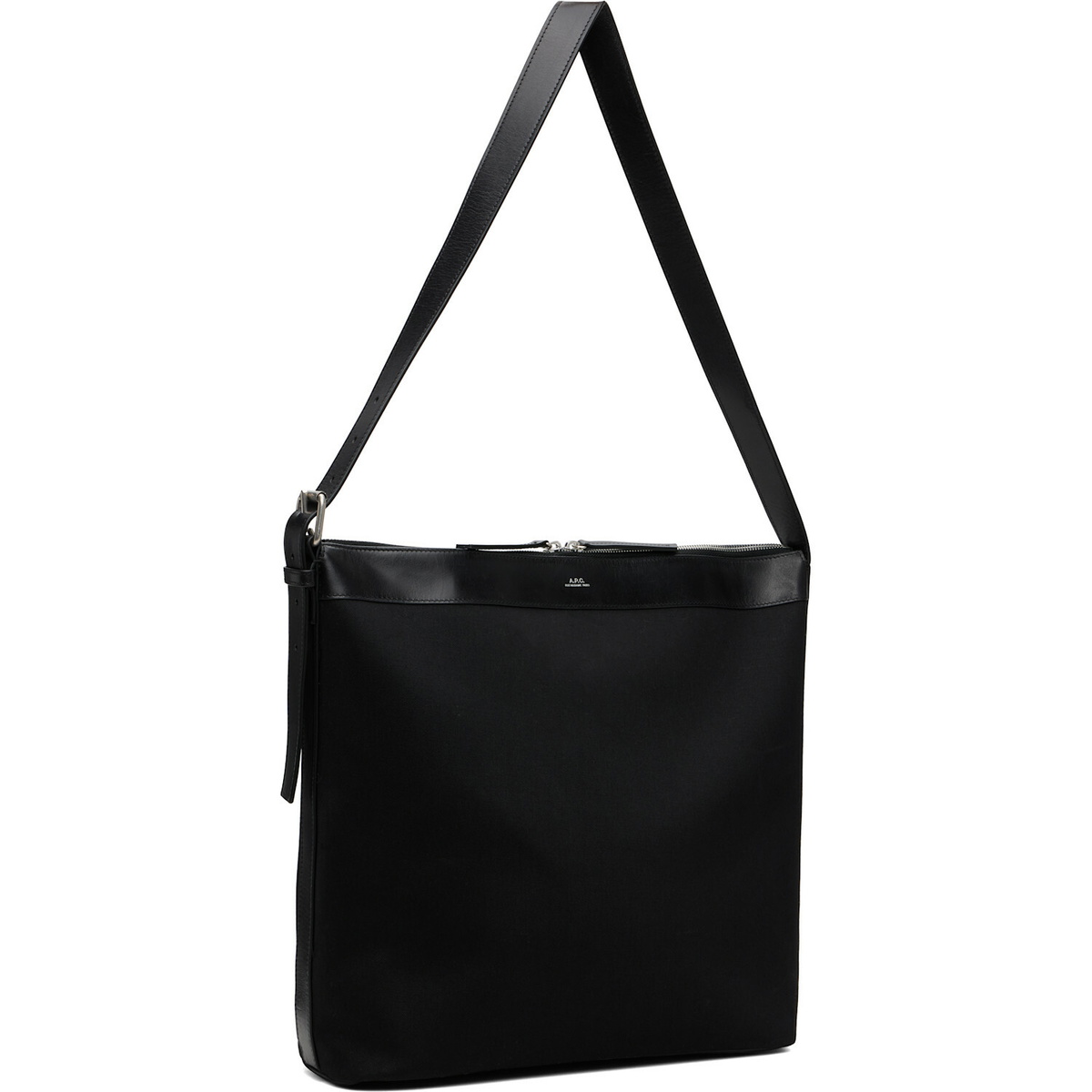 A.P.C. Black Vera Maxi Biker Bag