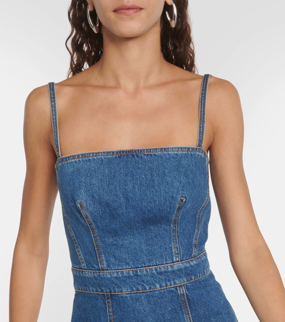 【関税込み】alexander mcqueen Denim skirt Flared Denim Skirt | Authentic & Vintage | ReSee