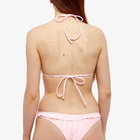 Frankies Bikinis Women's Camilla Eyelet Bikini Top in Pink