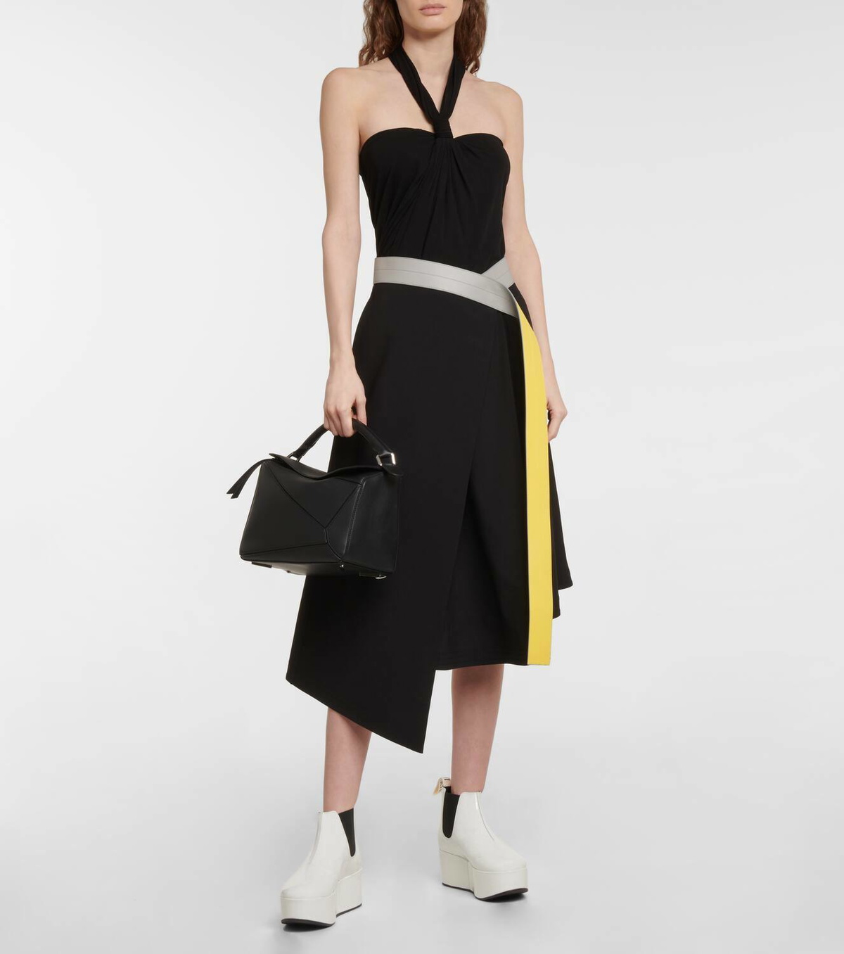 Loewe Patent leather platform Chelsea boots