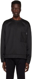 Lanvin Black Patch Pocket Sweatshirt