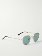 Dunhill - Round-Frame Gold-Tone Sunglasses