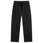 MHL by Margaret Howell Men's Adjustable Pleated Trousers in Off Black