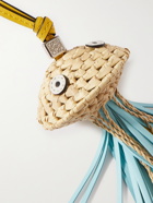 LOEWE - Paula's Ibiza Parrot Woven Raffia and Leather Key Fob