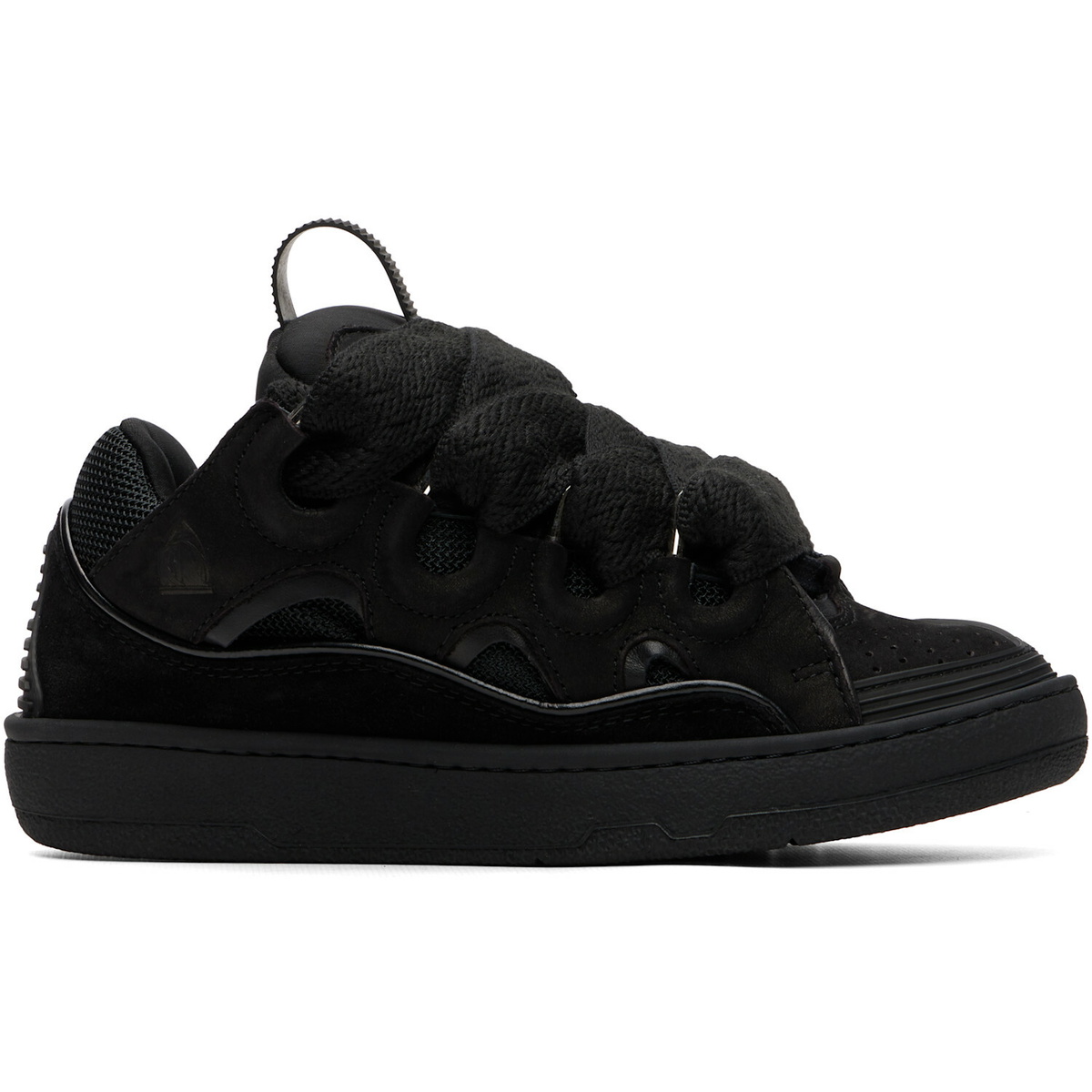 Lanvin Black Curb Sneakers