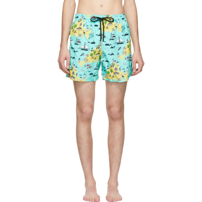 Photo: Vilebrequin Green Marthas Vineyard Moorea Swim Shorts