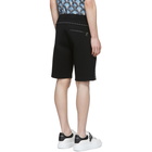 Neil Barrett Black Scuba String Shorts