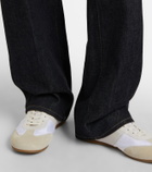Lemaire Soft suede-trimmed sneakers