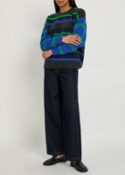 Damson Madder Rene Striped Merino Wool Jumper Multicoloured