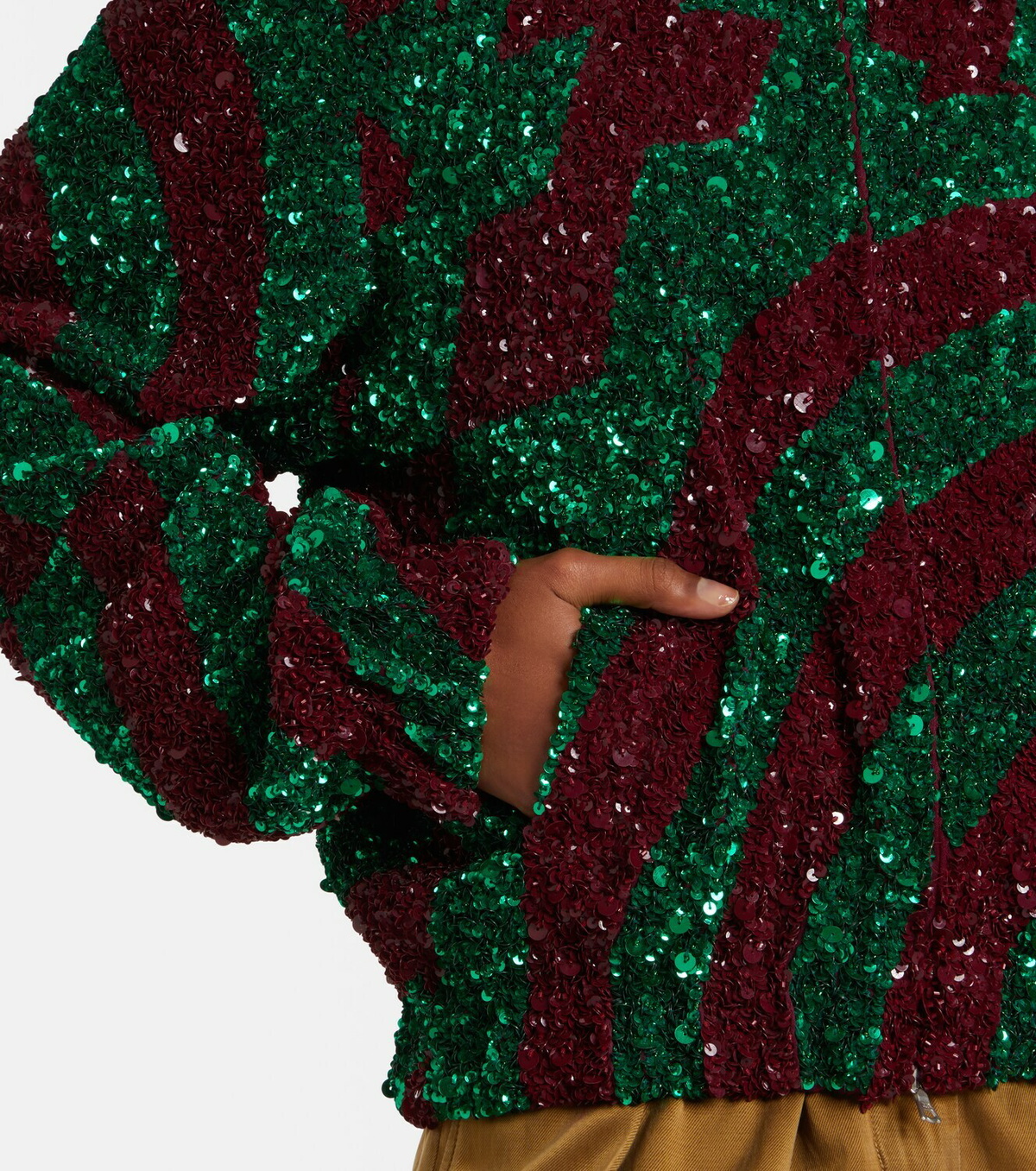 Dries Van Noten Sequined blouson jacket