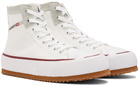 Diesel White S-Principia High-Top Sneakers