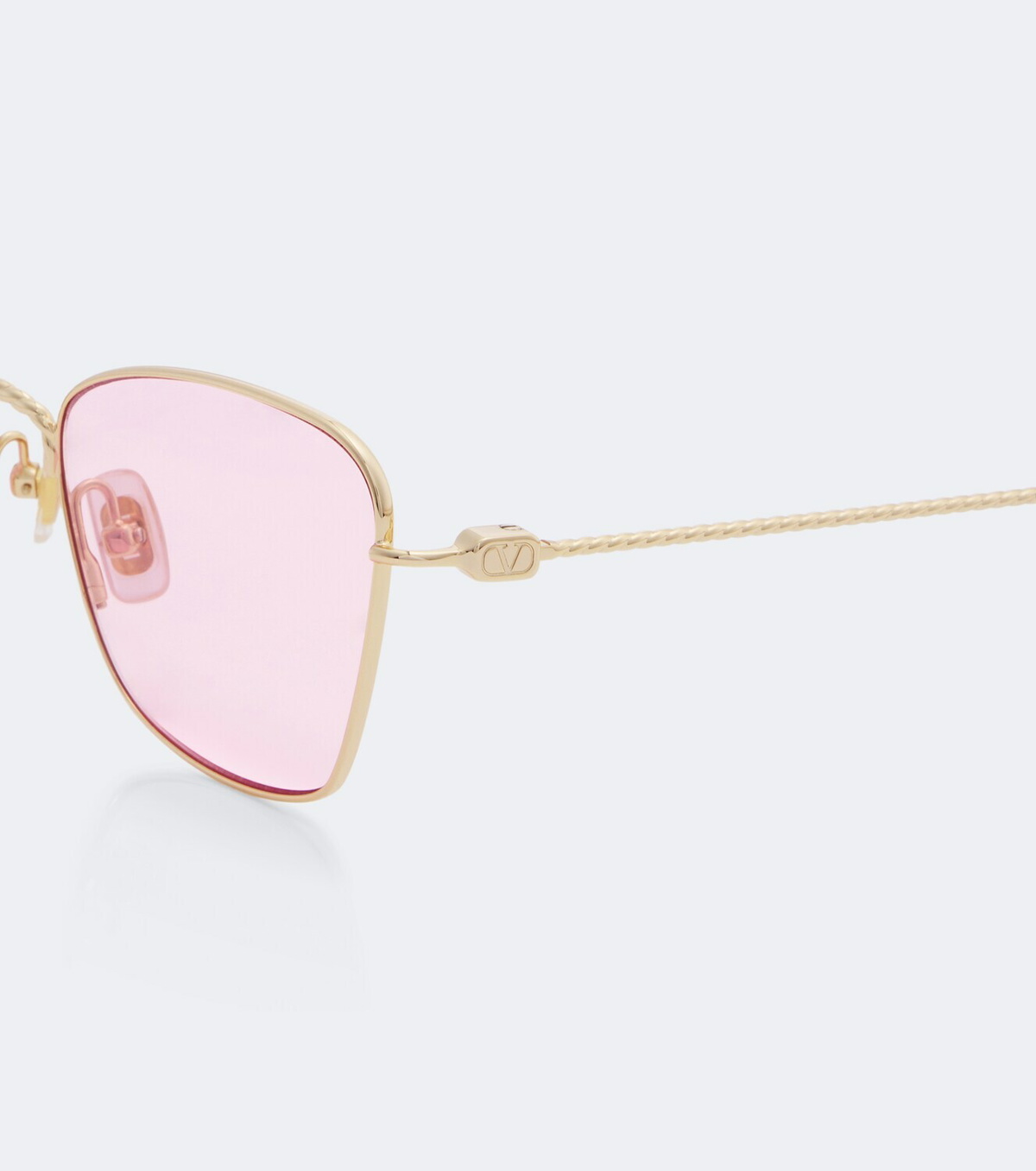 Valentino Torchon VLogo square sunglasses