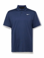 Nike Golf - Tour Logo-Print Dri-FIT Golf Polo Shirt - Blue