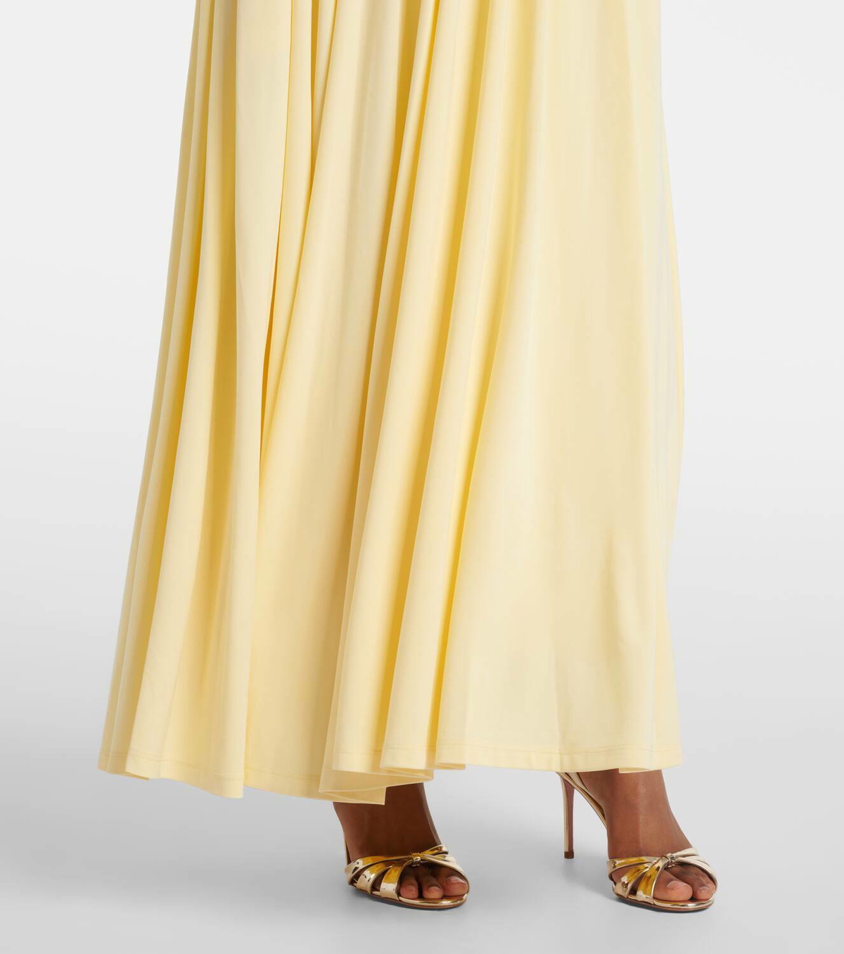 Simkhai Amarantha draped jersey maxi dress Simkhai