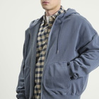 FrizmWORKS Men's OG Pigment Dyed Zip Hoodie in Blue