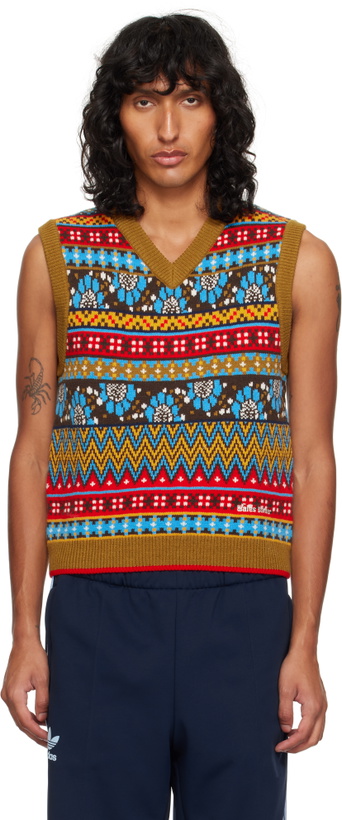 Photo: Wales Bonner Multicolor adidas Originals Edition Knit Vest