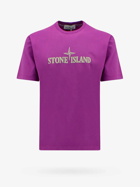 Stone Island T Shirt Purple   Mens