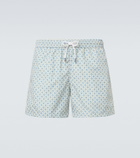 Fedeli Madeira printed swim trunks