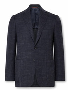 Canali - Kei Slim-Fit Wool-Blend Tweed Blazer - Blue