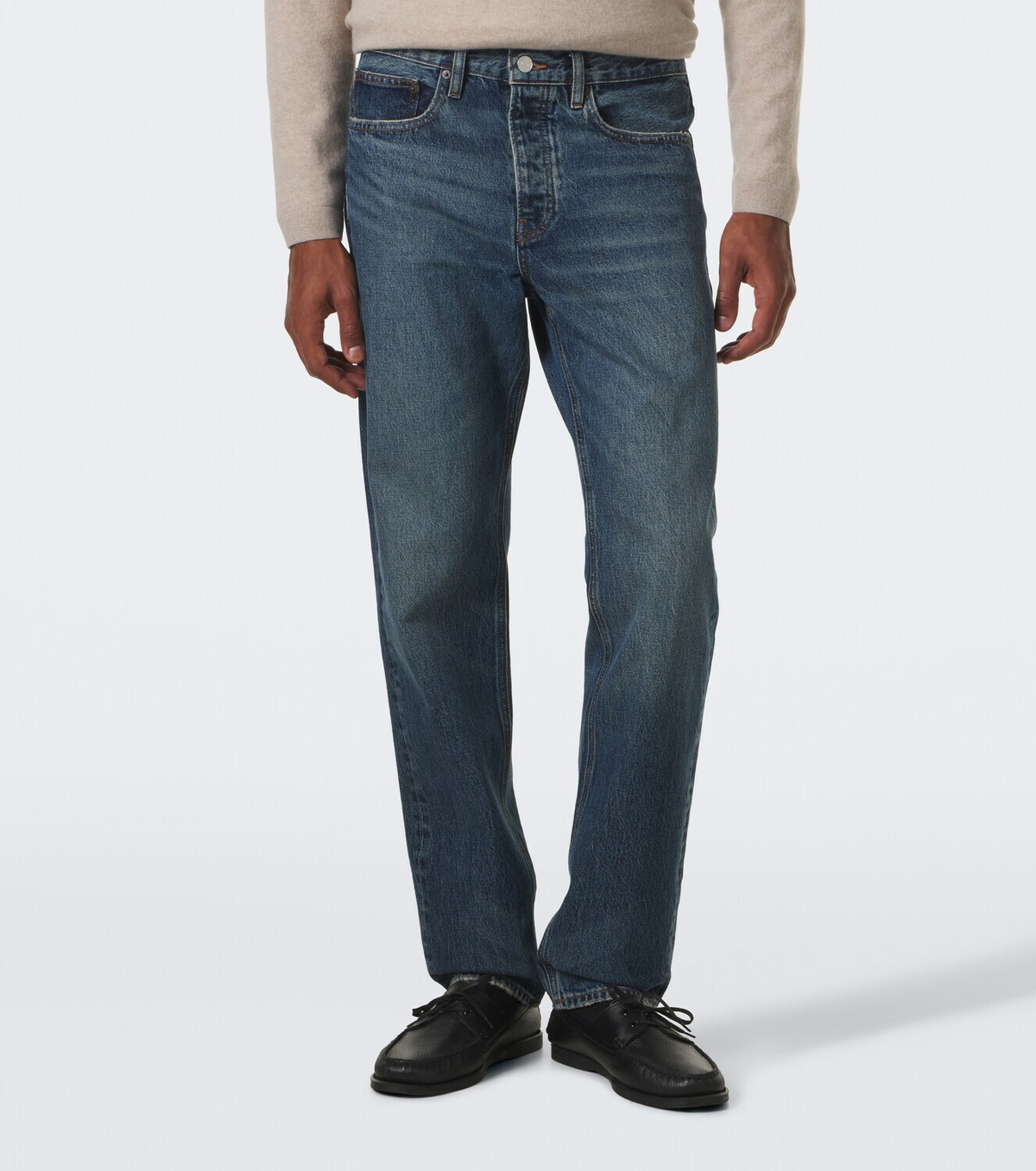 Frame Faded straight jeans