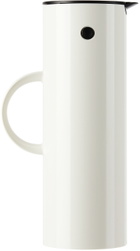Stelton White Vacuum Jug, 1L