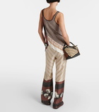 Loewe Printed draped tank top