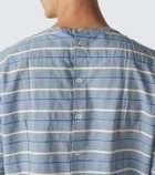 Prada Striped cotton twill shirt