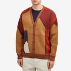 By Parra Men's Your Stupid Shed Knitted Cardigan in Brown