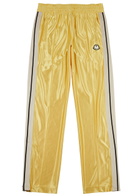 Moncler Genius 8 Moncler Palm Angels Satin-jersey Track Pants, Yellow