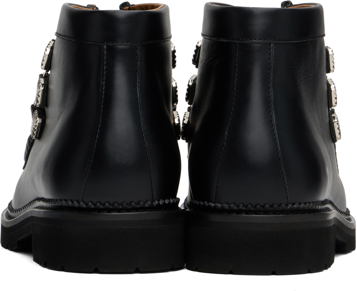 Toga Virilis Black Square Toe Boots Toga Virilis