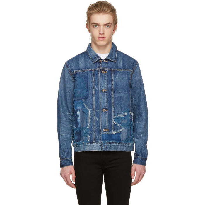 Levis Made and Crafted Blue Denim Type IV Trucker Jacket Levis