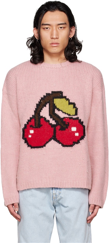 Photo: Our Legacy Pink Sonar Sweater