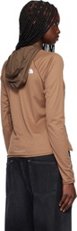 The North Face Brown LIGHTRANGE Sunriser Hoodie