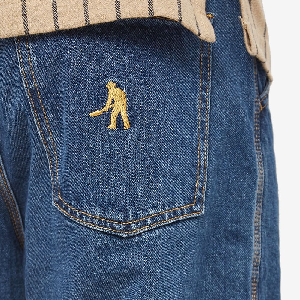 Pass~Port Men's Workers Club Jean in Washed Dark Indigo Pass